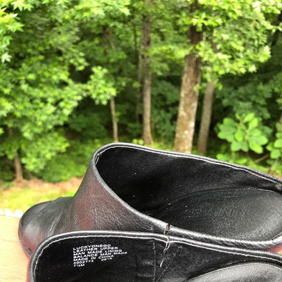 Ladies Sz 7.5 Nine West Black Heels/Mules - Picture 5 of 6